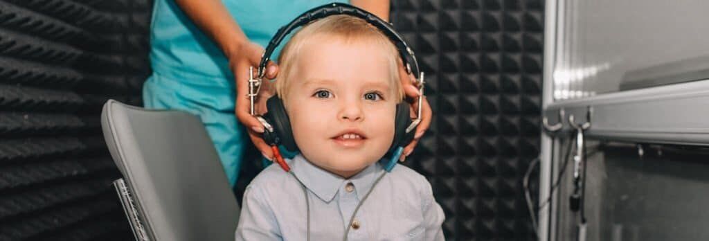 Kid Enjoying Music after Hearing Treatment